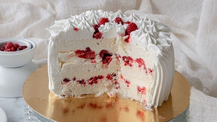 Torta merengue frambuesa 20p